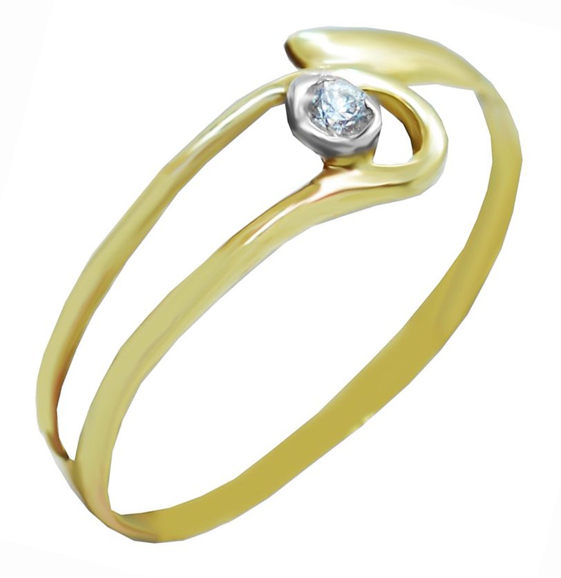 Δ637 -Χρυσό δαχτυλίδι 14Κ