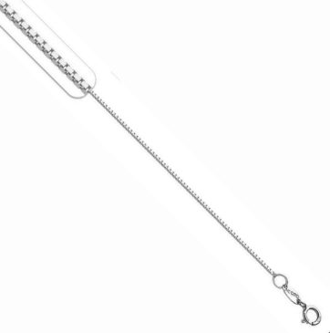 ΑΒΕ050 -Λευκόχρυση αλυσίδα λαιμού 14Κ