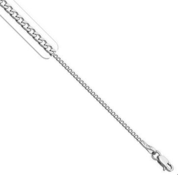 ΑΚΡ040 -Λευκόχρυση αλυσίδα λαιμού 9Κ