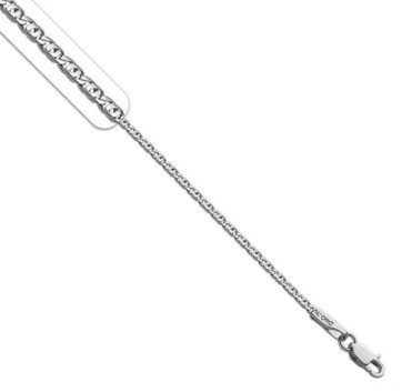 ΑΜΠ040 -Λευκόχρυση αλυσίδα λαιμού 9Κ