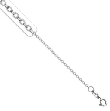 ΑΠΣ030-Λευκόχρυση αλυσίδα λαιμού 14Κ