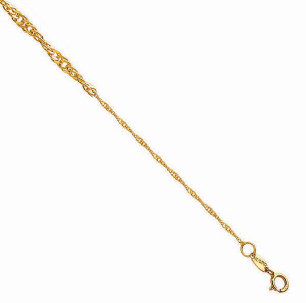 ΚΣΓ020 -Χρυσή αλυσίδα λαιμού 9Κ