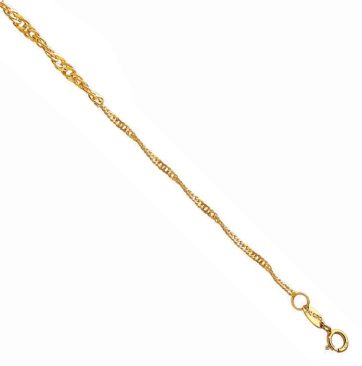 ΚΣΓ025 -Χρυσή αλυσίδα λαιμού 9Κ