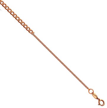 ΡΚΡ025 -Ροζ χρυσή αλυσίδα λαιμού 14Κ